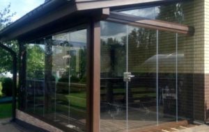 Безрамная противопожарная дверь / серия FRM7536